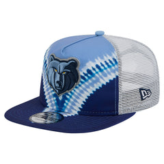 New Era - Memphis Grizzlies Throwback Dye Golfer Snapback Hat - Navy/Light Blue