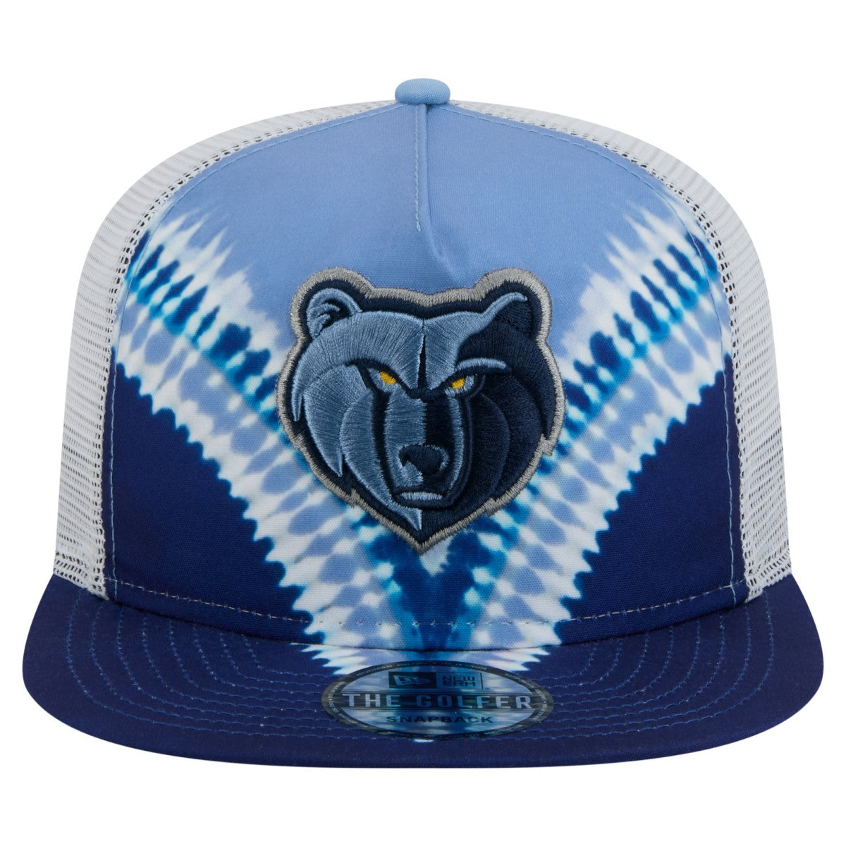 New Era - Memphis Grizzlies Throwback Dye Golfer Snapback Hat - Navy/Light Blue