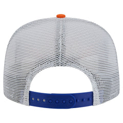 New Era - New York Knicks Throwback Dye Golfer Snapback Hat - Blue/Orange