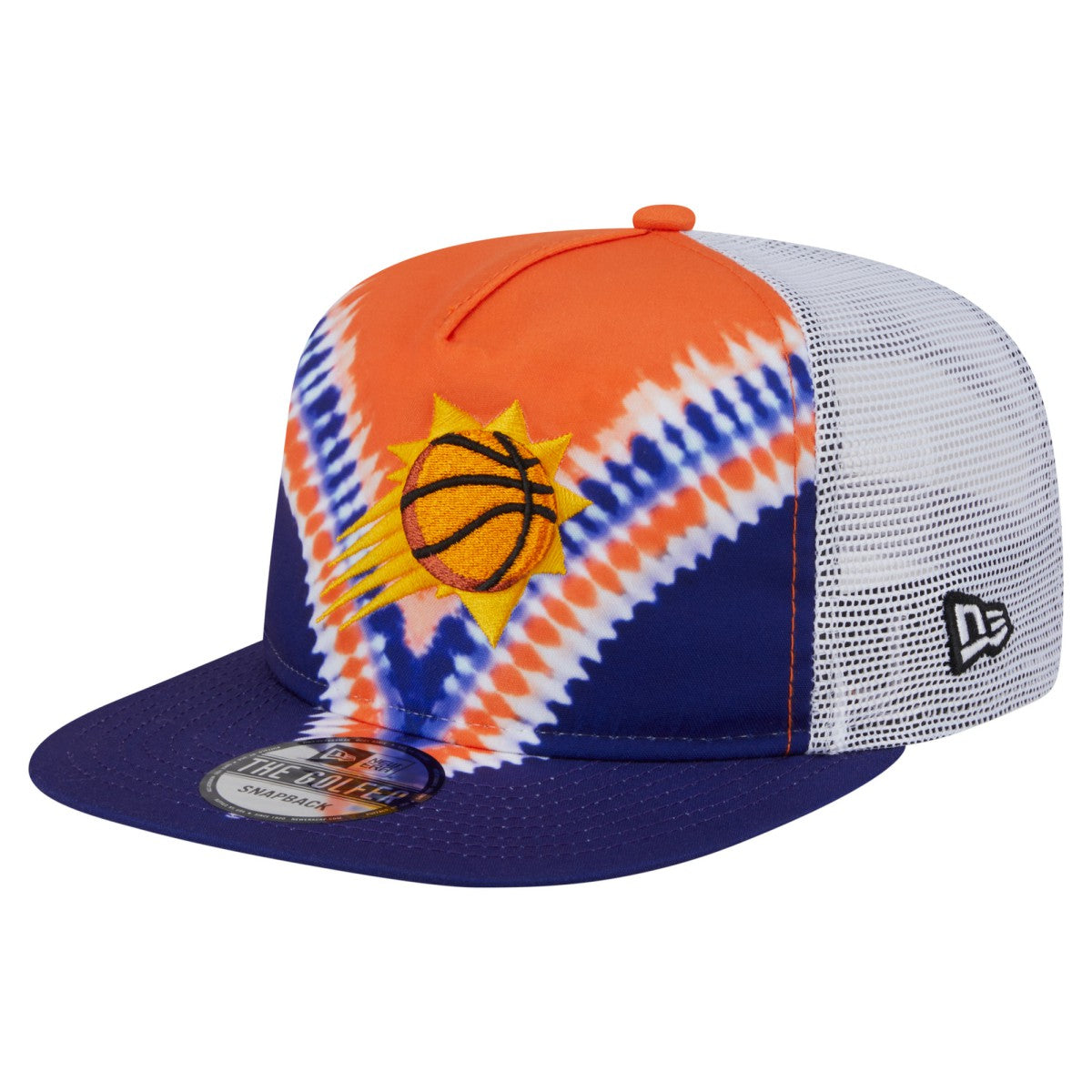 New Era - Phoenix Suns Throwback Dye Golfer Snapback Hat - Purple/Orange