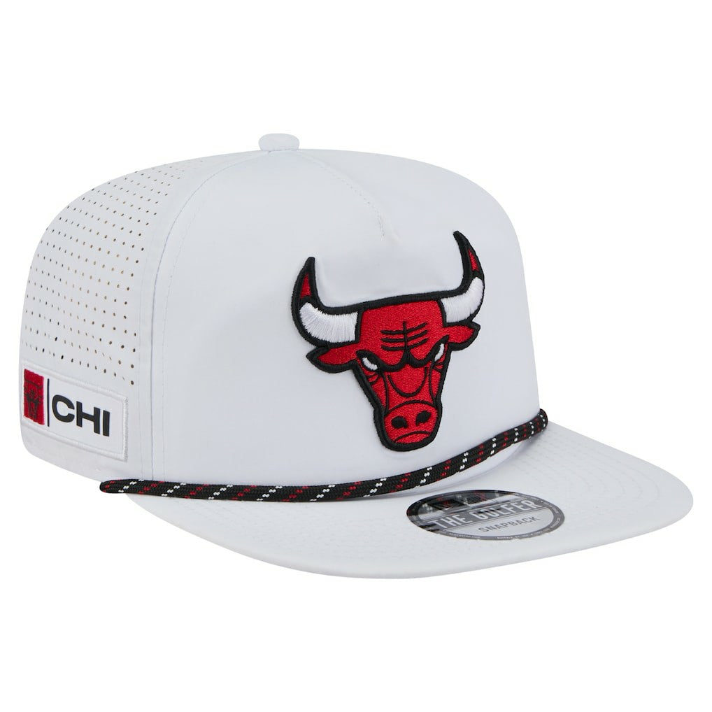 New Era - Chicago Bulls Performance Rope Golfer Adjustable Hat - White