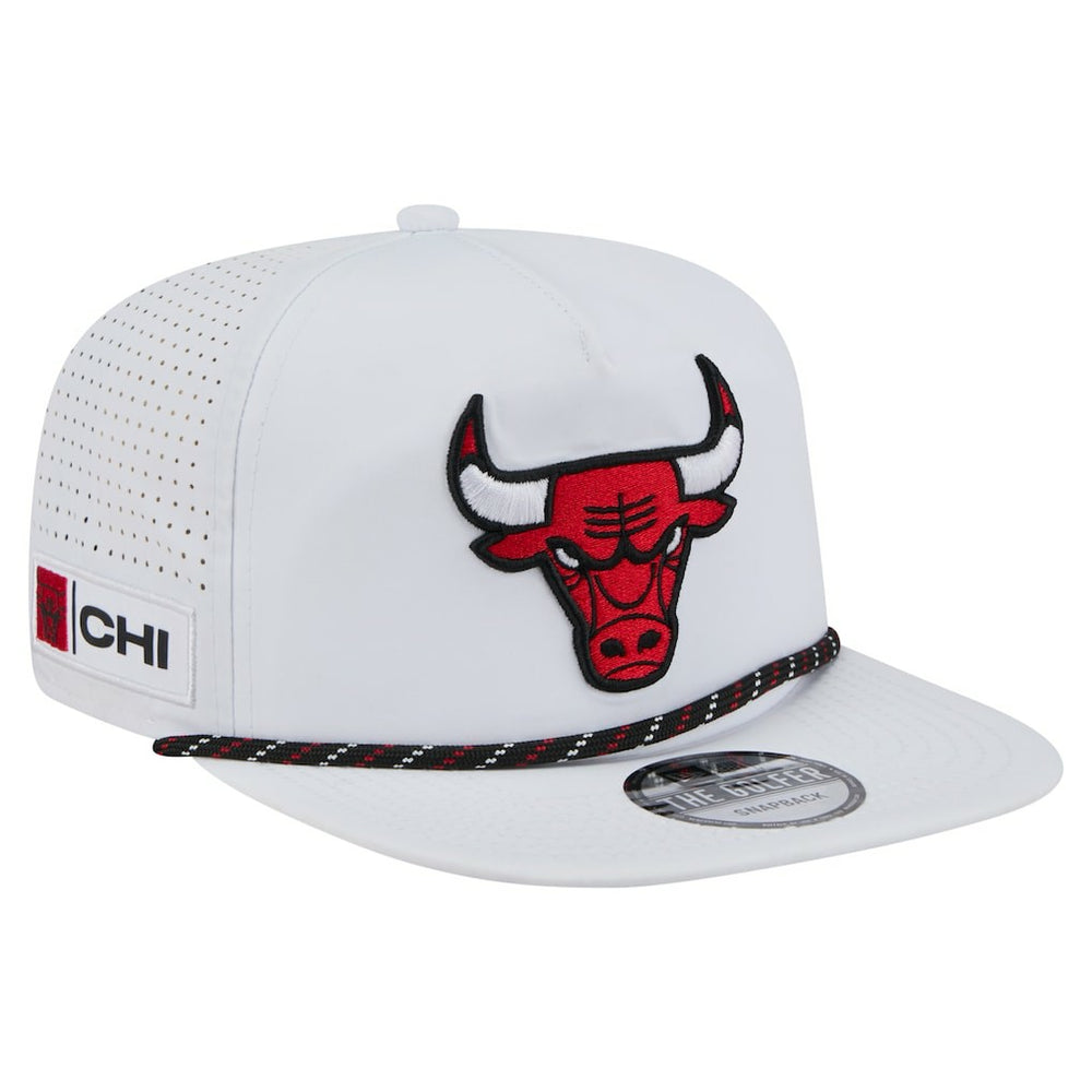 New Era - Chicago Bulls Performance Rope Golfer Adjustable Hat - White