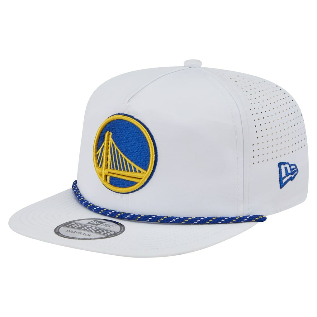 New Era - Golden State Warriors Performance Rope Golfer Adjustable Hat - White