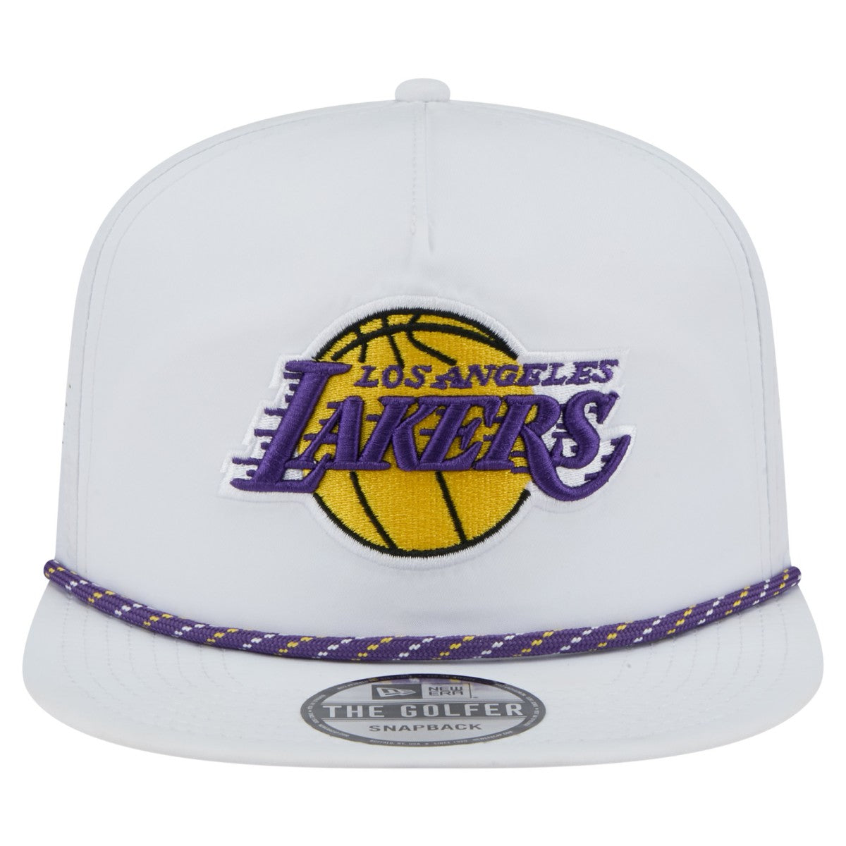 New Era - Los Angeles Lakers Performance Rope Golfer Adjustable Hat - White