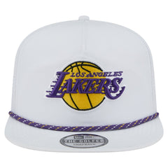 New Era - Los Angeles Lakers Performance Rope Golfer Adjustable Hat - White