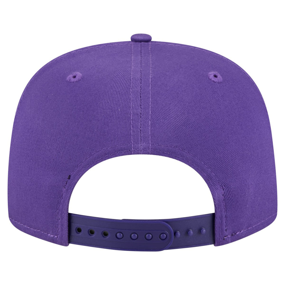 New Era - Los Angeles Lakers Team Text Golfer Snapback Hat - Purple