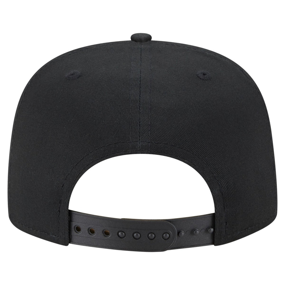New Era - Miami Heat Team Text Golfer Snapback Hat - Black