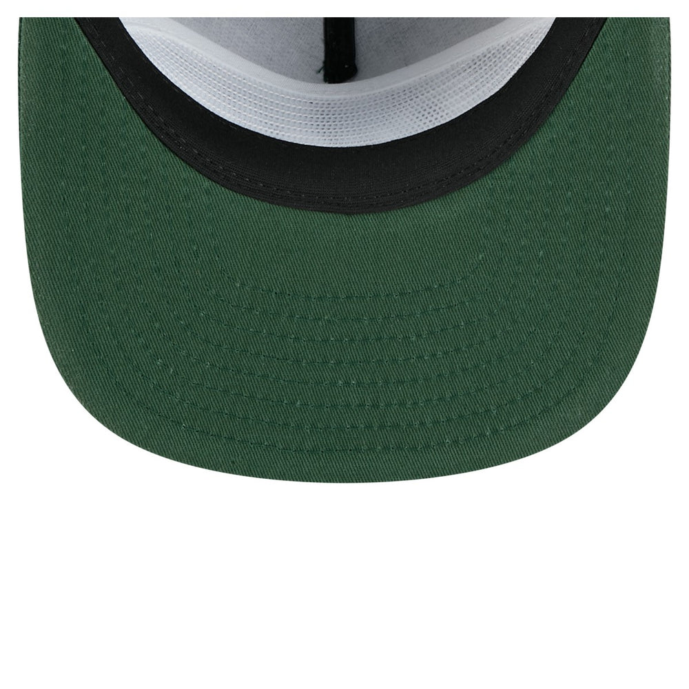 New Era - Milwaukee Bucks Team Text Golfer Snapback Hat - Hunter Green