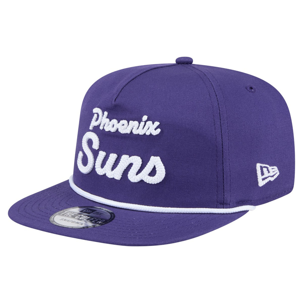 New Era - Phoenix Suns Team Text Golfer Snapback Hat - Purple