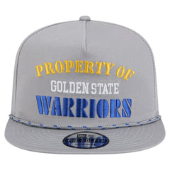New Era - Golden State Warriors Throwback Property Of Golfer Snapback Hat - Gray