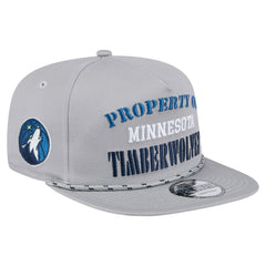 New Era - Minnesota Timberwolves Throwback Property Of Golfer Snapback Hat - Gray