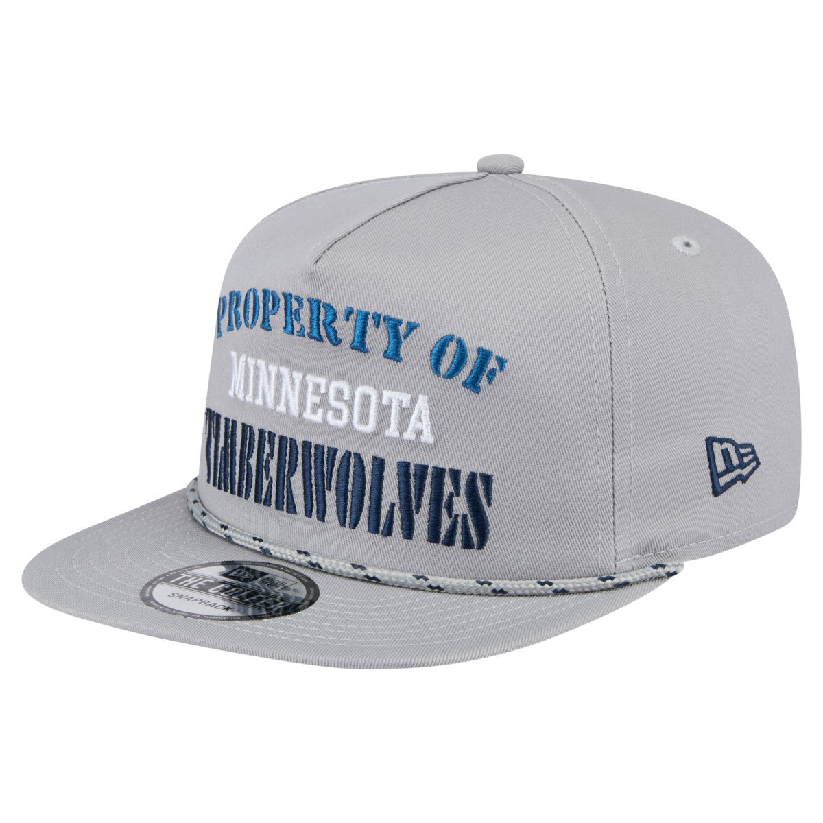 New Era - Minnesota Timberwolves Throwback Property Of Golfer Snapback Hat - Gray
