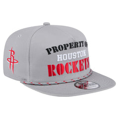 New Era - Houston Rockets Throwback Property Of Golfer Snapback Hat - Gray