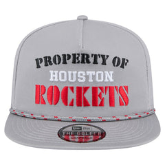 New Era - Houston Rockets Throwback Property Of Golfer Snapback Hat - Gray