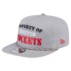New Era - Houston Rockets Throwback Property Of Golfer Snapback Hat - Gray