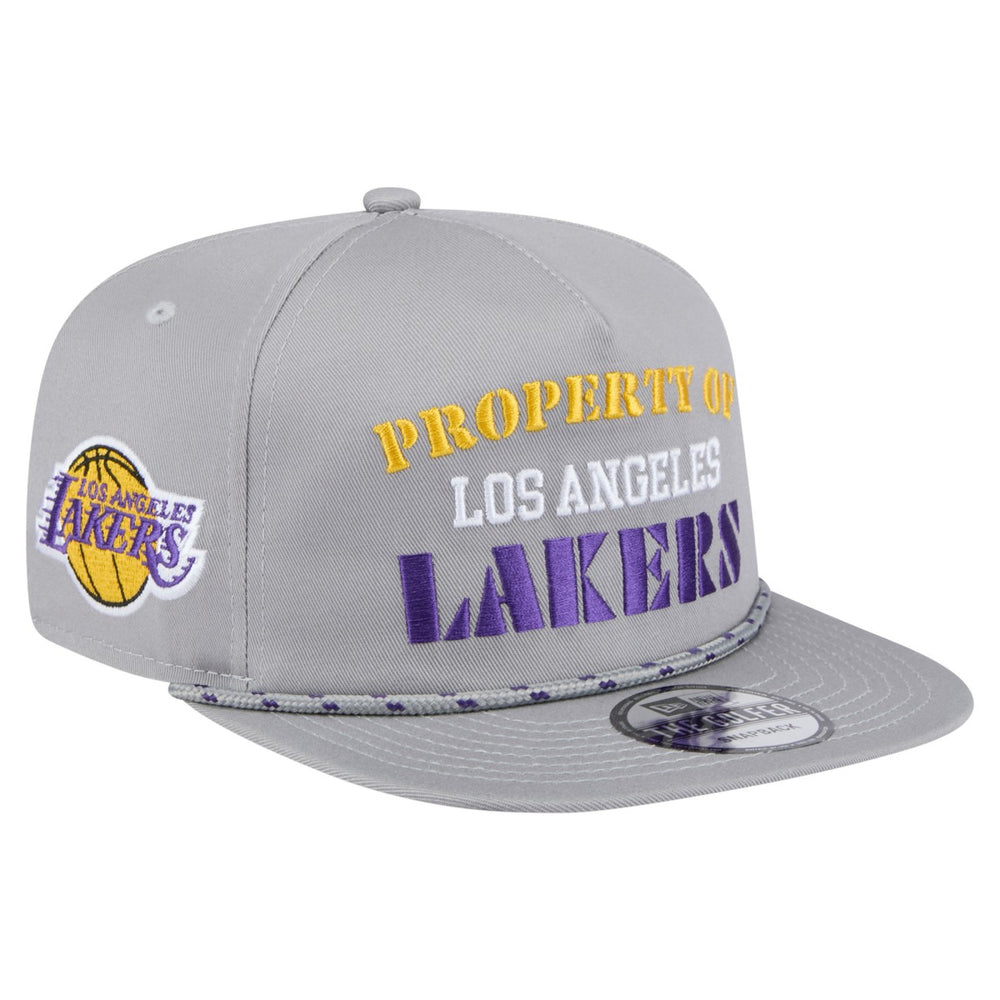 New Era - Los Angeles Lakers Throwback Property Of Golfer Snapback Hat - Gray