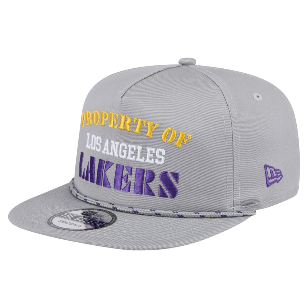 New Era - Los Angeles Lakers Throwback Property Of Golfer Snapback Hat - Gray