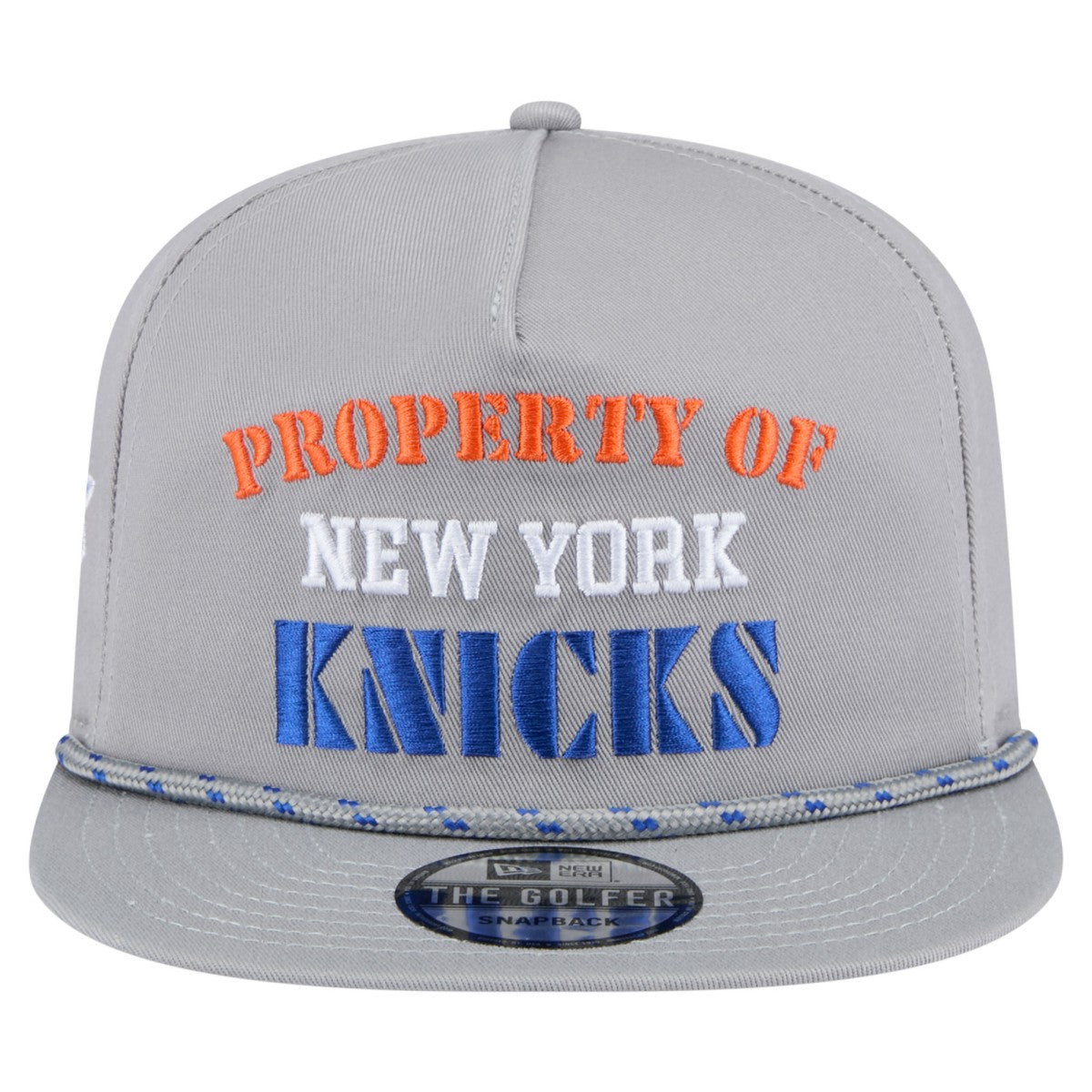 New Era - New York Knicks Throwback Property Of Golfer Snapback Hat - Gray