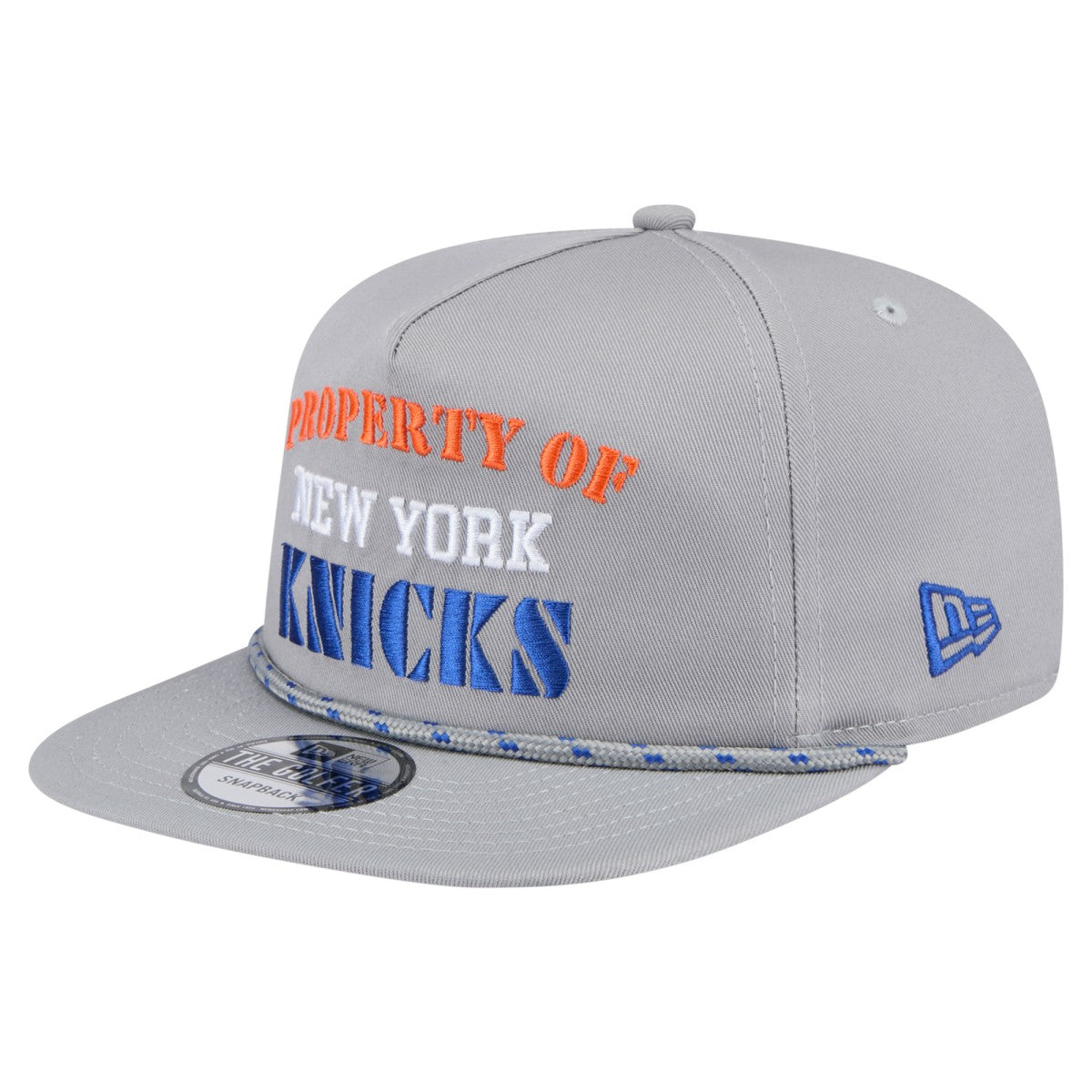 New Era - New York Knicks Throwback Property Of Golfer Snapback Hat - Gray