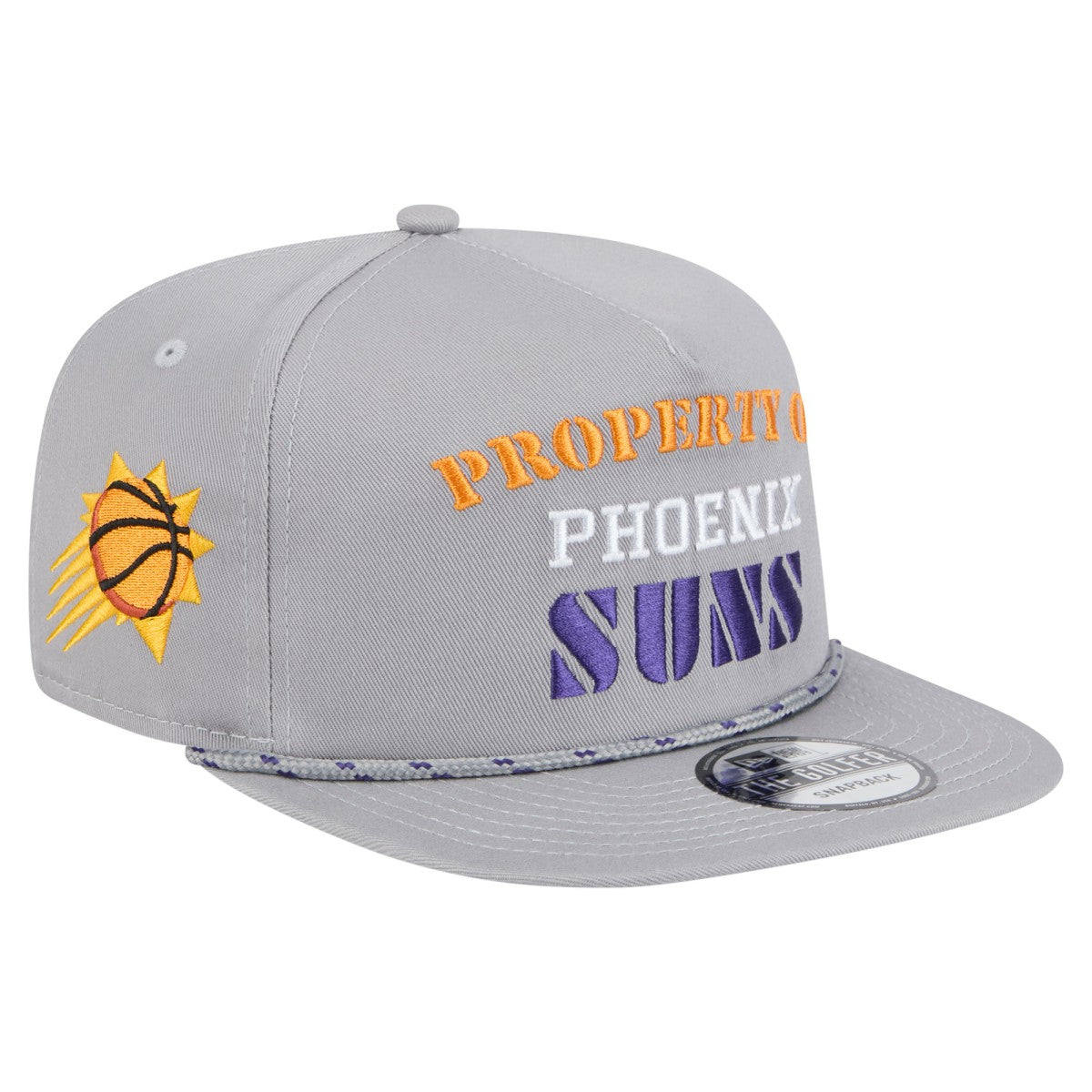 New Era - Phoenix Suns Throwback Property Of Golfer Snapback Hat - Gray