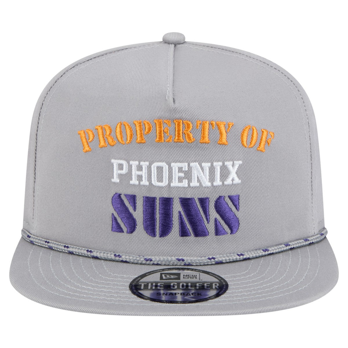 New Era - Phoenix Suns Throwback Property Of Golfer Snapback Hat - Gray