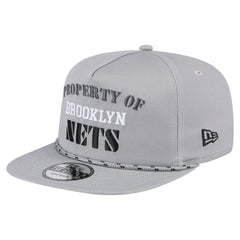 New Era - Brooklyn Nets Throwback Property Of Golfer Snapback Hat - Gray