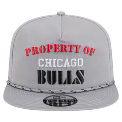 New Era - Chicago Bulls Throwback Property Of Golfer Snapback Hat - Gray