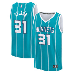 Fanatics - Tidjane Salaun Charlotte Hornets 2024 NBA Draft Fast Break Player Jersey - Icon Edition - Teal