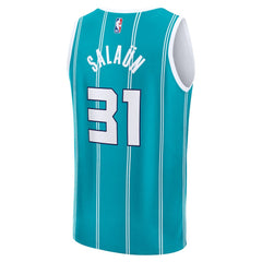 Fanatics - Tidjane Salaun Charlotte Hornets 2024 NBA Draft Fast Break Player Jersey - Icon Edition - Teal