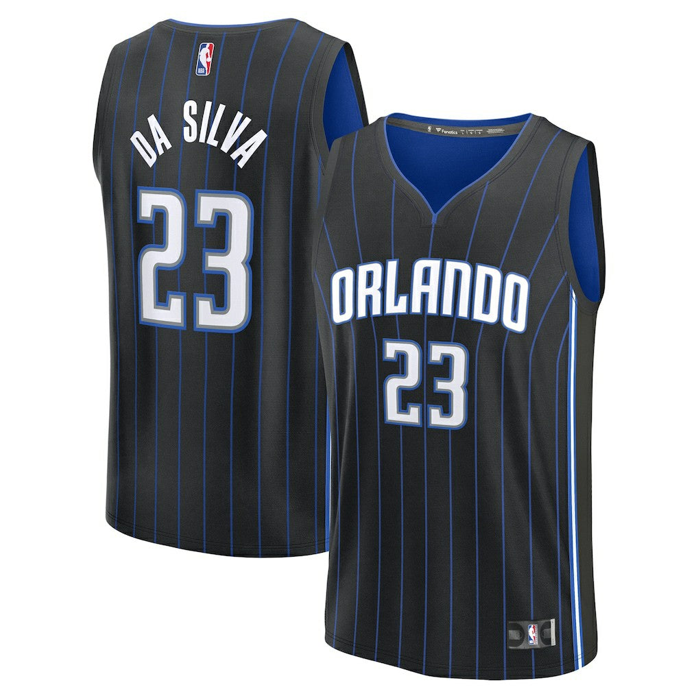 Fanatics - Tristan da Silva Orlando Magic 2024 NBA Draft Fast Break Player Jersey - Icon Edition - Black
