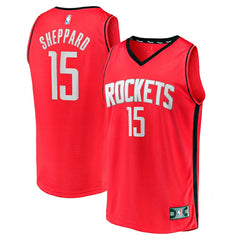 Fanatics - Reed Sheppard Houston Rockets Youth 2024 NBA Draft Fast Break Player Jersey - Icon Edition - Red