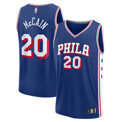 Fanatics - Jared McCain Philadelphia 76ers 2024 NBA Draft Fast Break Player Jersey - Icon Edition - Royal