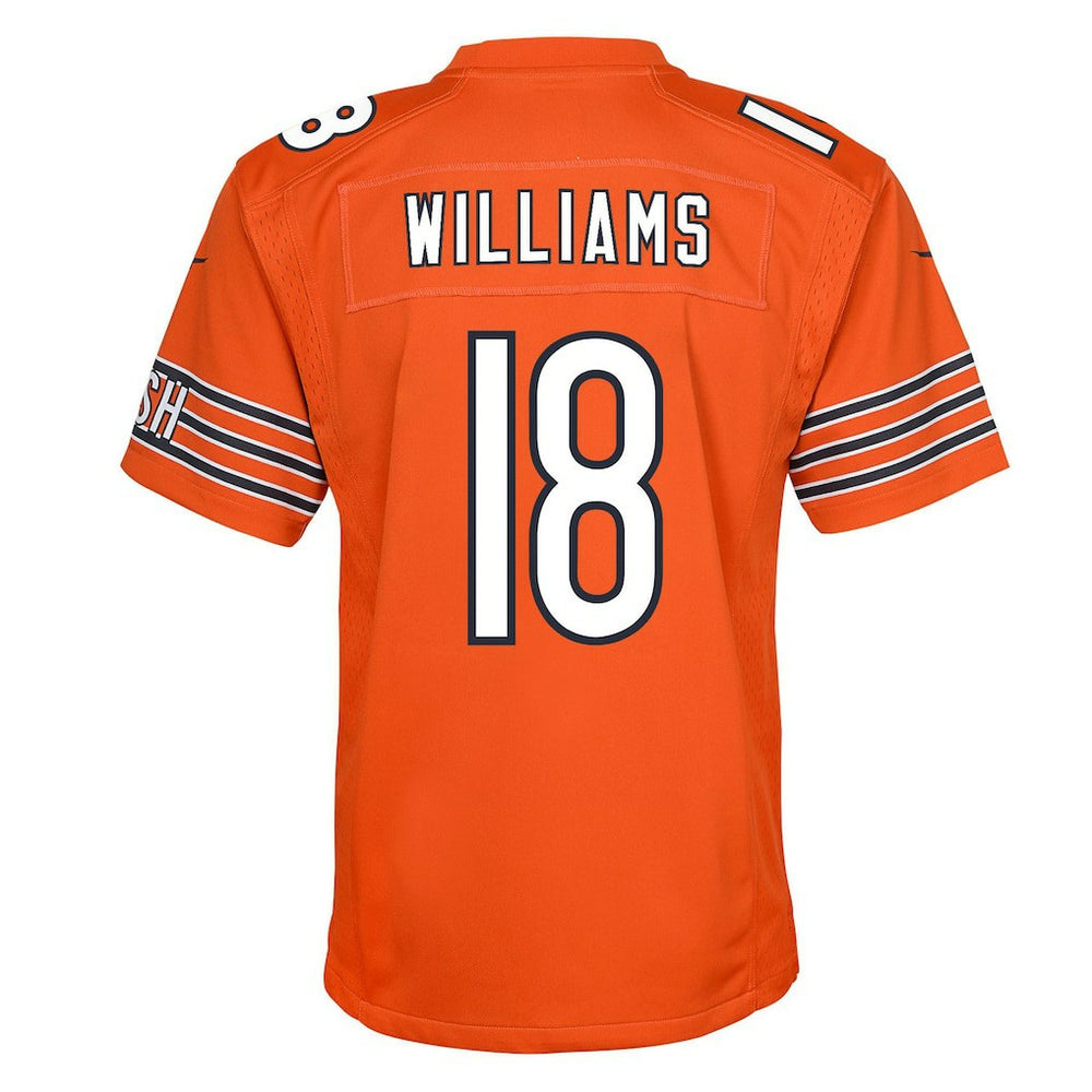 Caleb Williams Chicago Bears Youth Game Jersey Orange - Nike