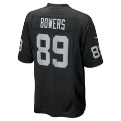 Brock Bowers Las Vegas Raiders Youth Game Jersey Black - Nike