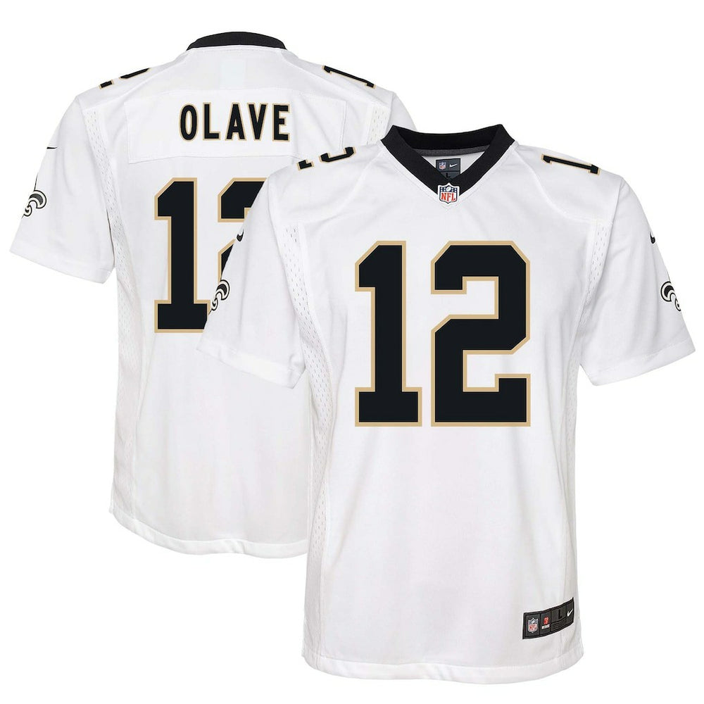 Chris Olave New Orleans Saints Youth Game Jersey White - Nike