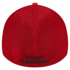 Chicago Blackhawks New Era Active Subtle Camo 39THIRTY Flex Hat Red