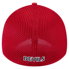 New Jersey Devils - New Era Linear Featherweight 39THIRTY Flex Hat Red