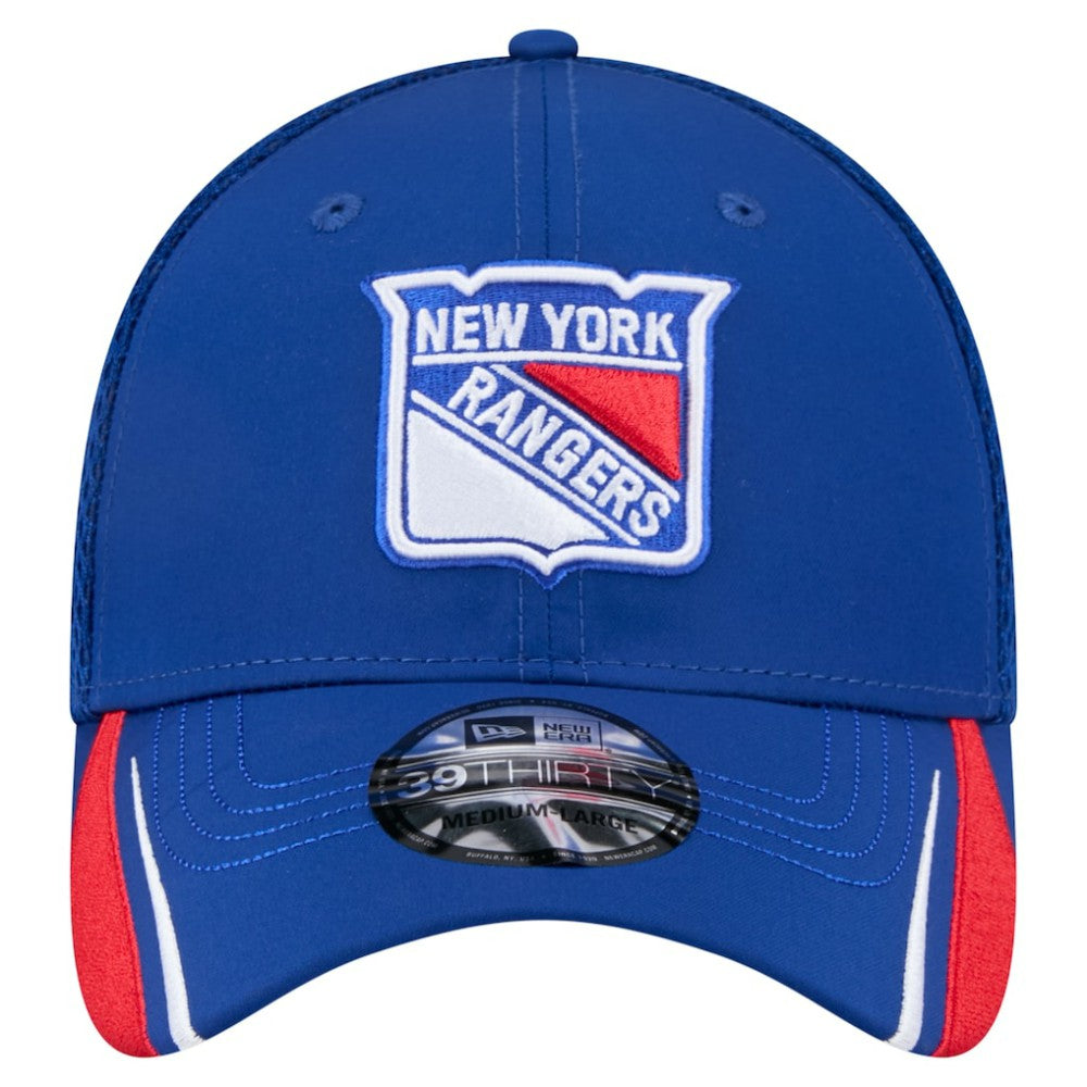 New York Rangers New Era Linear Featherweight 39THIRTY Flex Hat Blue