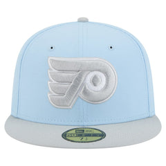 Philadelphia Flyers - New Era Color Pack Two-Tone 59FIFTY Fitted Hat Light Blue/Gray