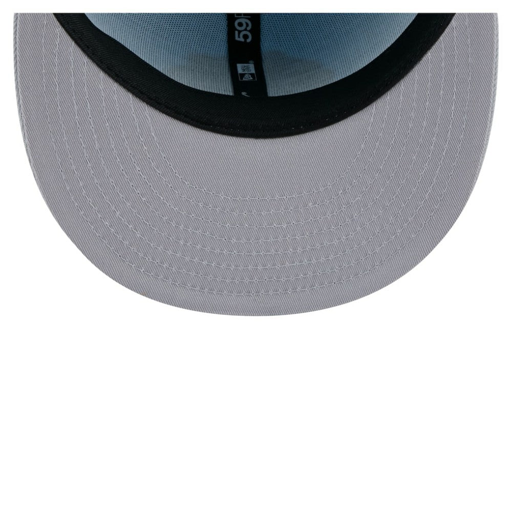 Chicago Blackhawks New Era Color Pack Two-Tone 59FIFTY Fitted Hat Light Blue/Gray