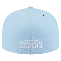 Boston Bruins New Era Color Pack Two-Tone 59FIFTY Fitted Hat Light Blue/Gray