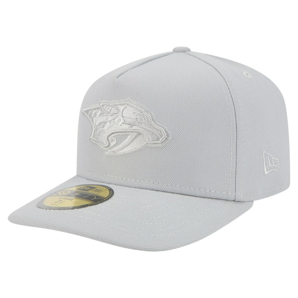 Nashville Predators - New Era Color Pack A-Frame 59FIFTY Fitted Hat Gray