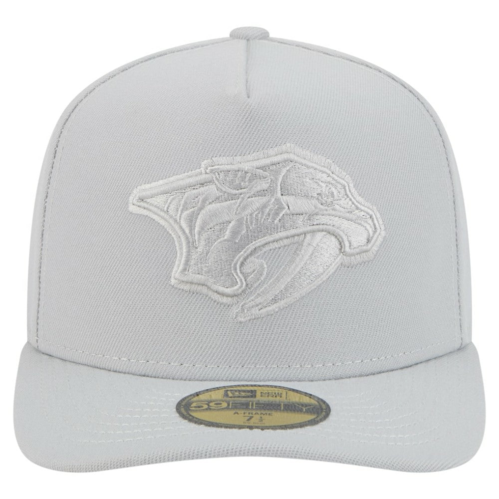 Nashville Predators - New Era Color Pack A-Frame 59FIFTY Fitted Hat Gray