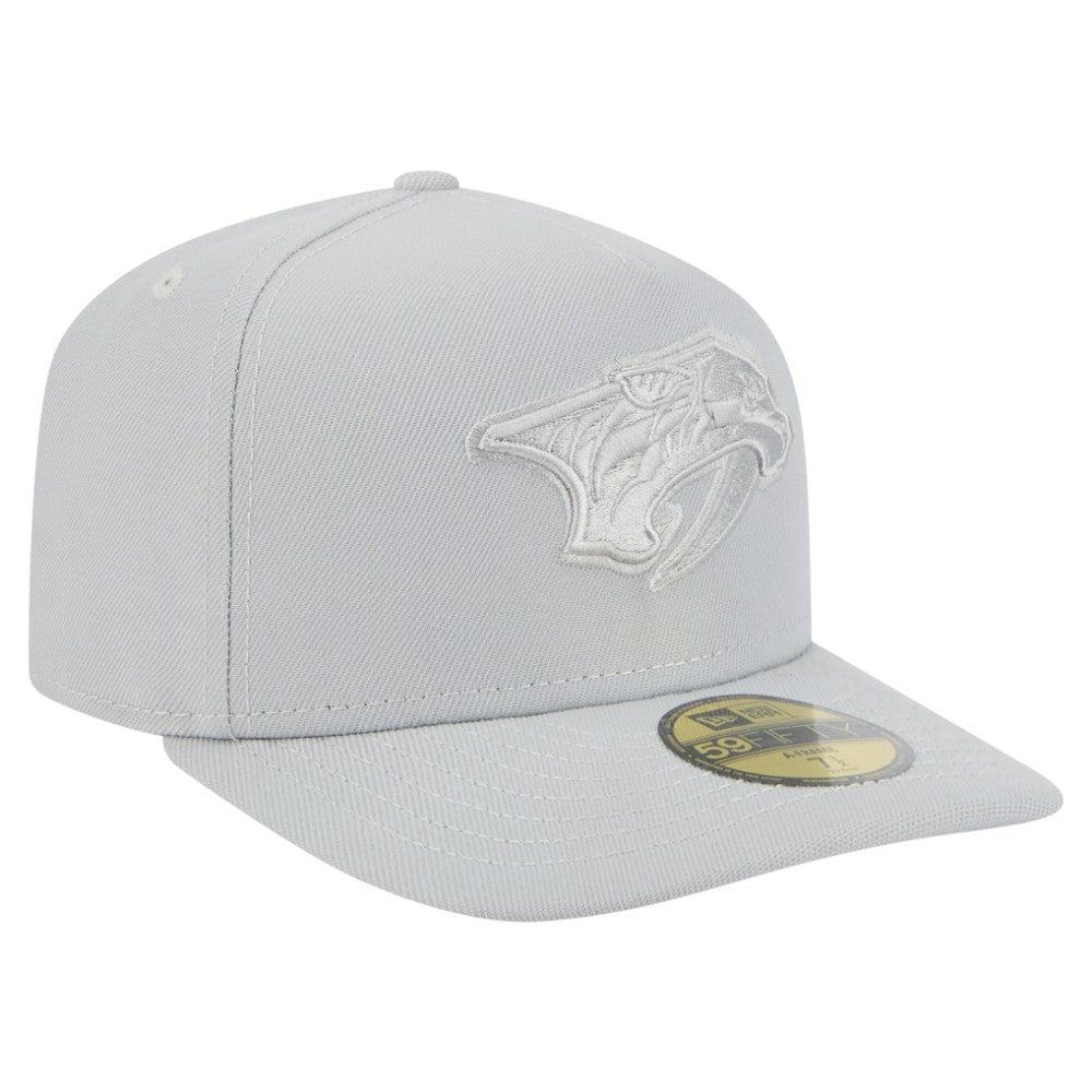 Nashville Predators - New Era Color Pack A-Frame 59FIFTY Fitted Hat Gray