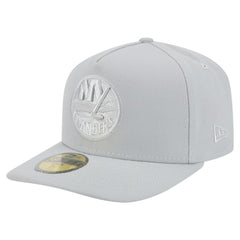New York Islanders - New Era Color Pack A-Frame 59FIFTY Fitted Hat Gray