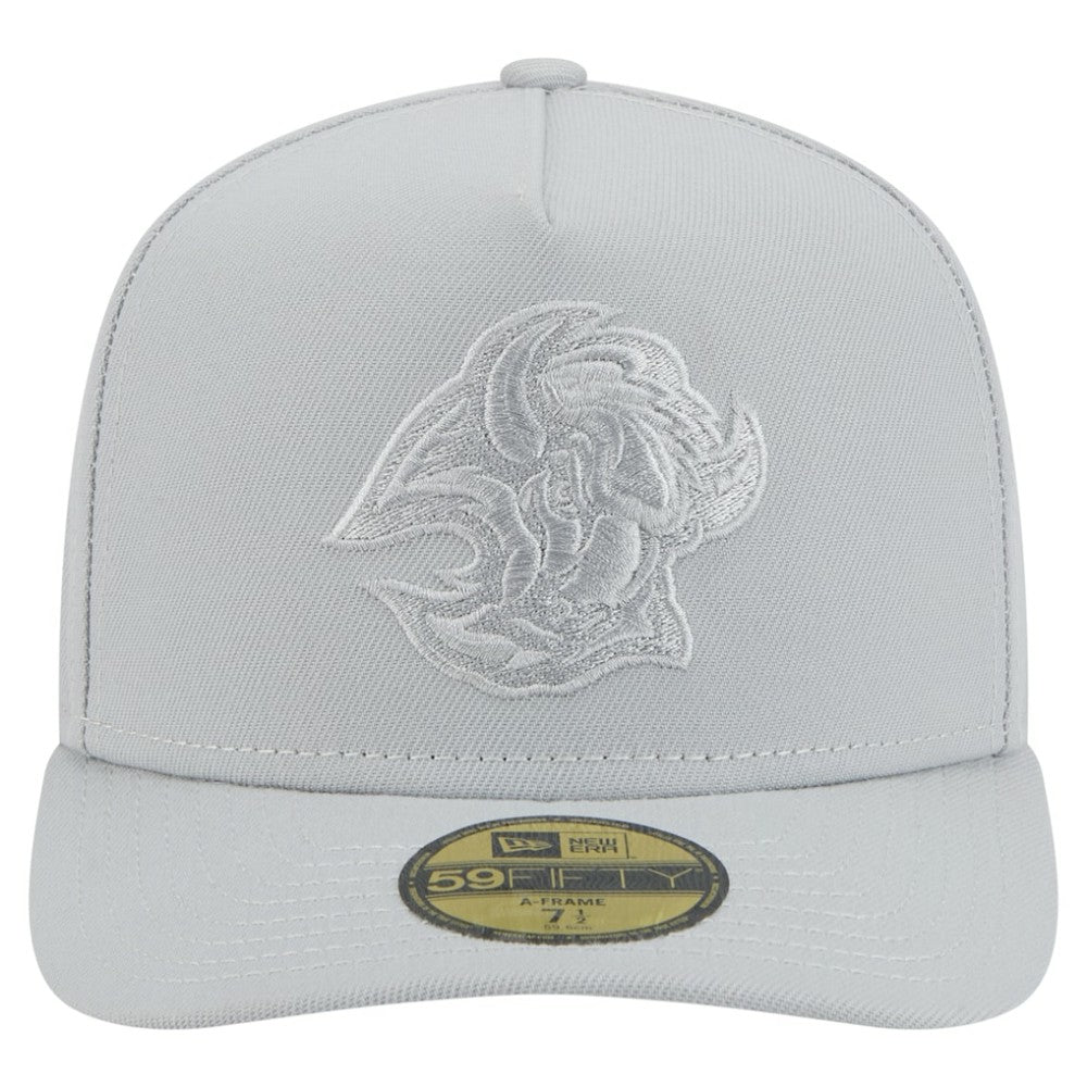 Buffalo Sabres - New Era Color Pack A-Frame 59FIFTY Fitted Hat Gray