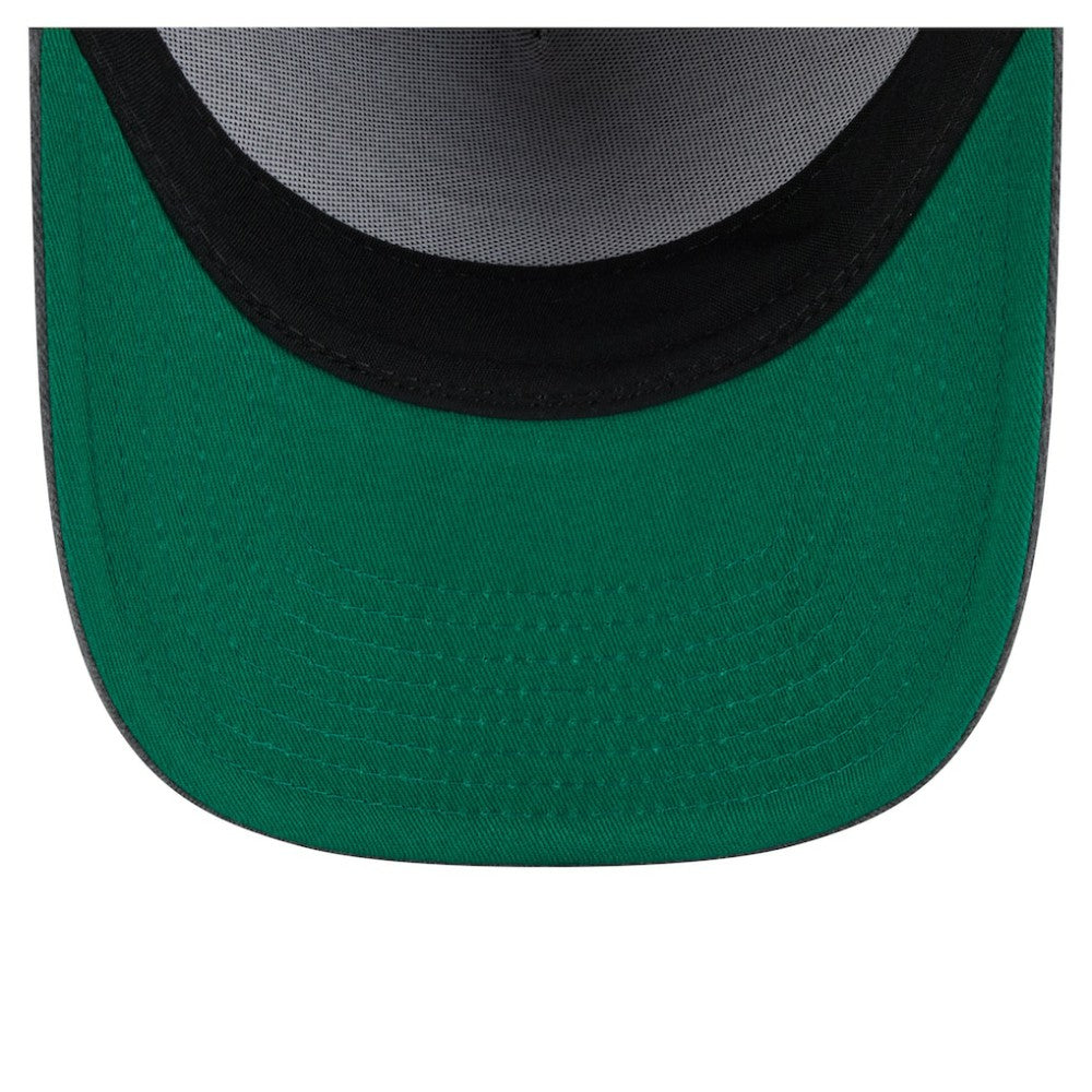 New York Rangers New Era Throwback Washed A-Frame Pre-Curved 9FIFTY Snapback Hat Charcoal