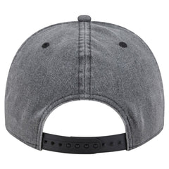 Seattle Kraken New Era Throwback Washed A-Frame Pre-Curved 9FIFTY Snapback Hat Charcoal