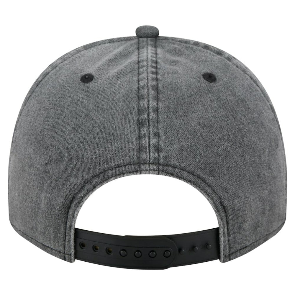 Carolina Hurricanes - New Era Throwback Washed A-Frame Pre-Curved 9FIFTY Snapback Hat Charcoal