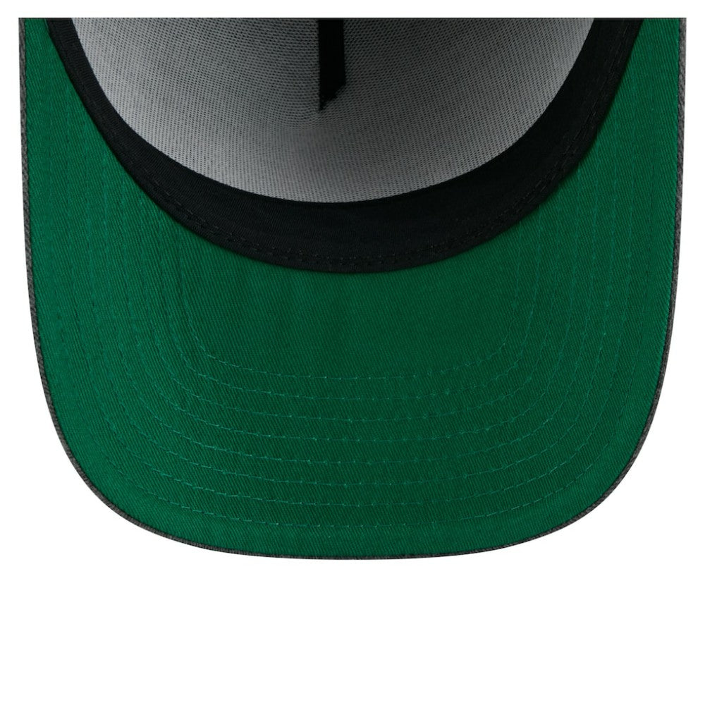 Carolina Hurricanes - New Era Throwback Washed A-Frame Pre-Curved 9FIFTY Snapback Hat Charcoal